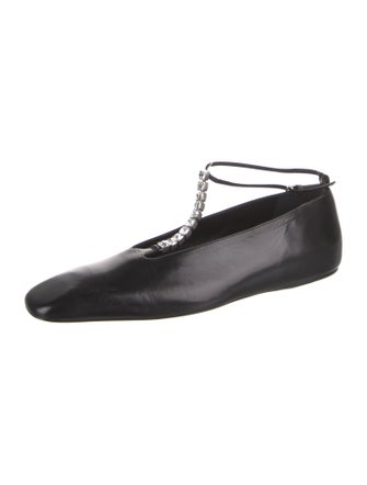 Jil Sander Leather Ballet Flats
