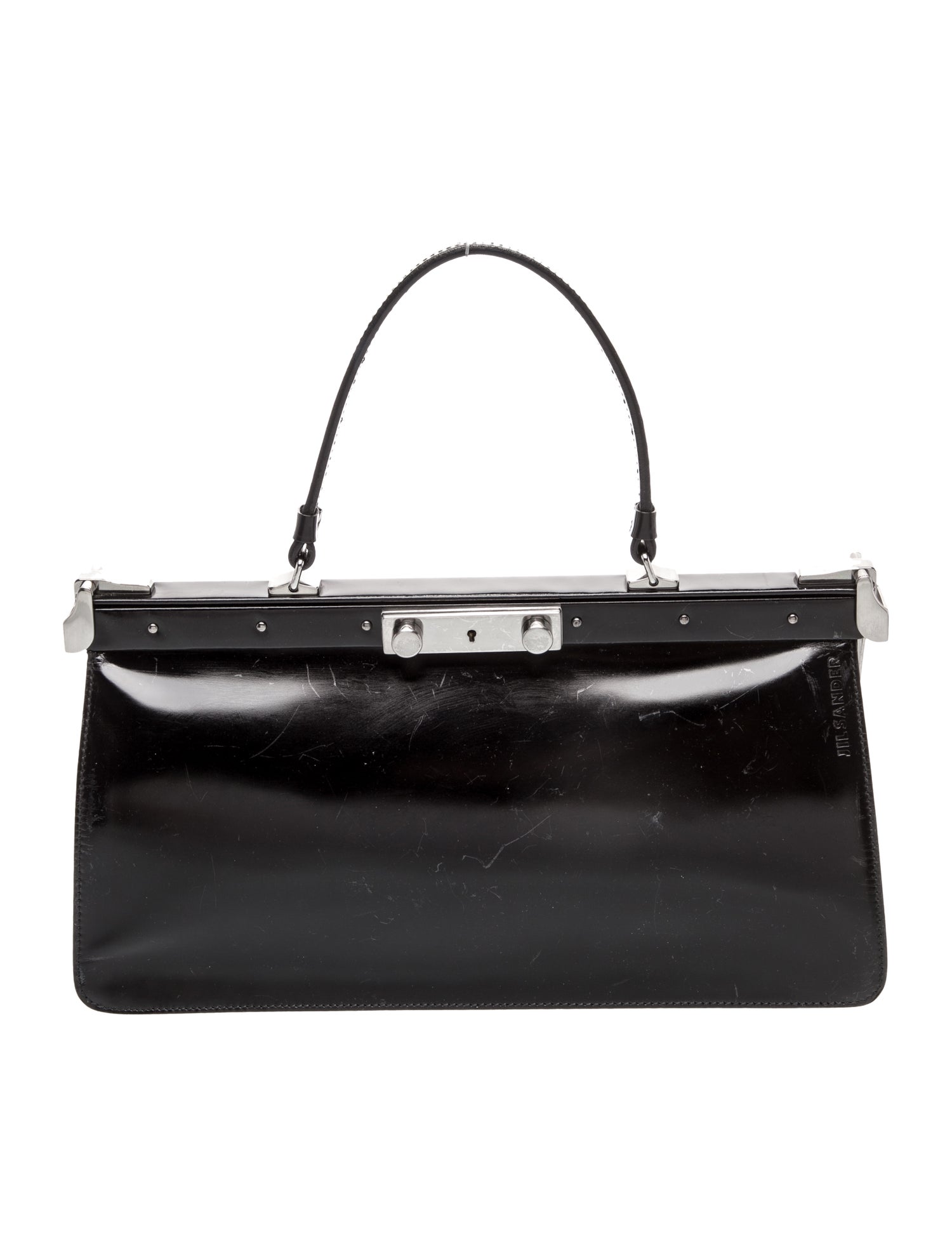 Jil Sander Leather Top Handle Bag