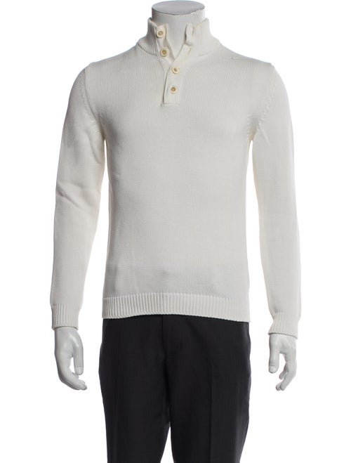 Jil Sander Mock Neck Long Sleeve Pullover