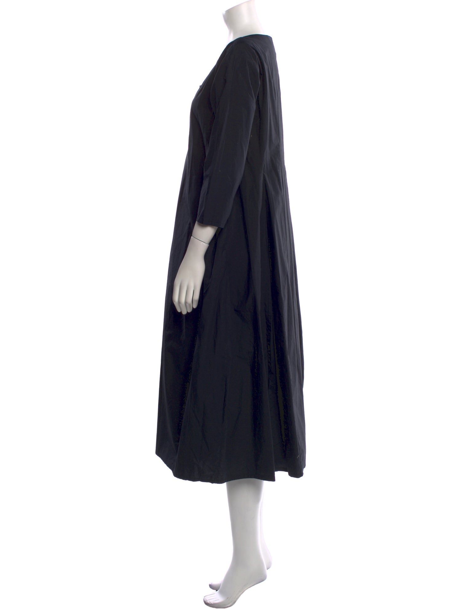 Jil Sander Scoop Neck Midi Length Dress