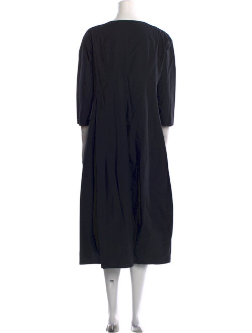 Jil Sander Scoop Neck Midi Length Dress