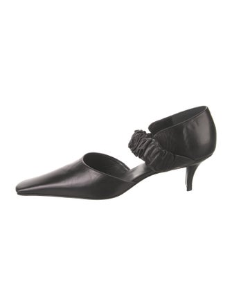 Jil Sander Leather D'Orsay Pumps