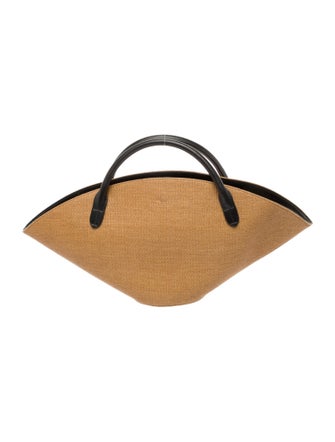Jil Sander Raffia Top Handle Bag