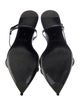Jil Sander Crocodile T-Strap Sandals
