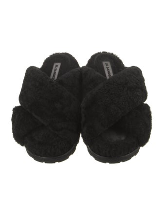 Jil Sander Shearling Slides