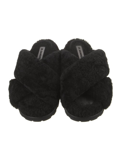 Jil Sander Shearling Slides