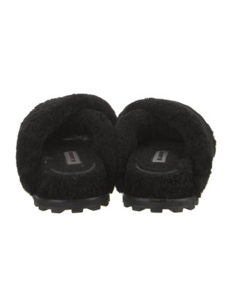 Jil Sander Shearling Slides