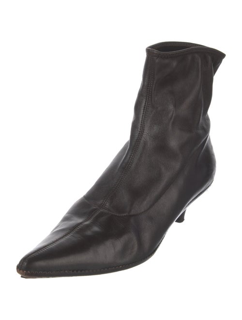 Jil Sander Leather Sock Boots