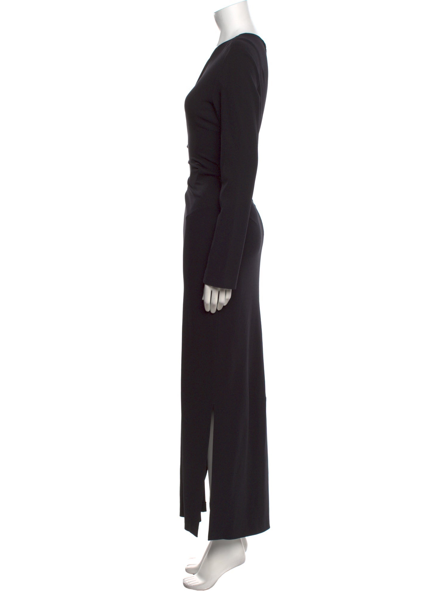 Jil Sander Crew Neck Long Dress