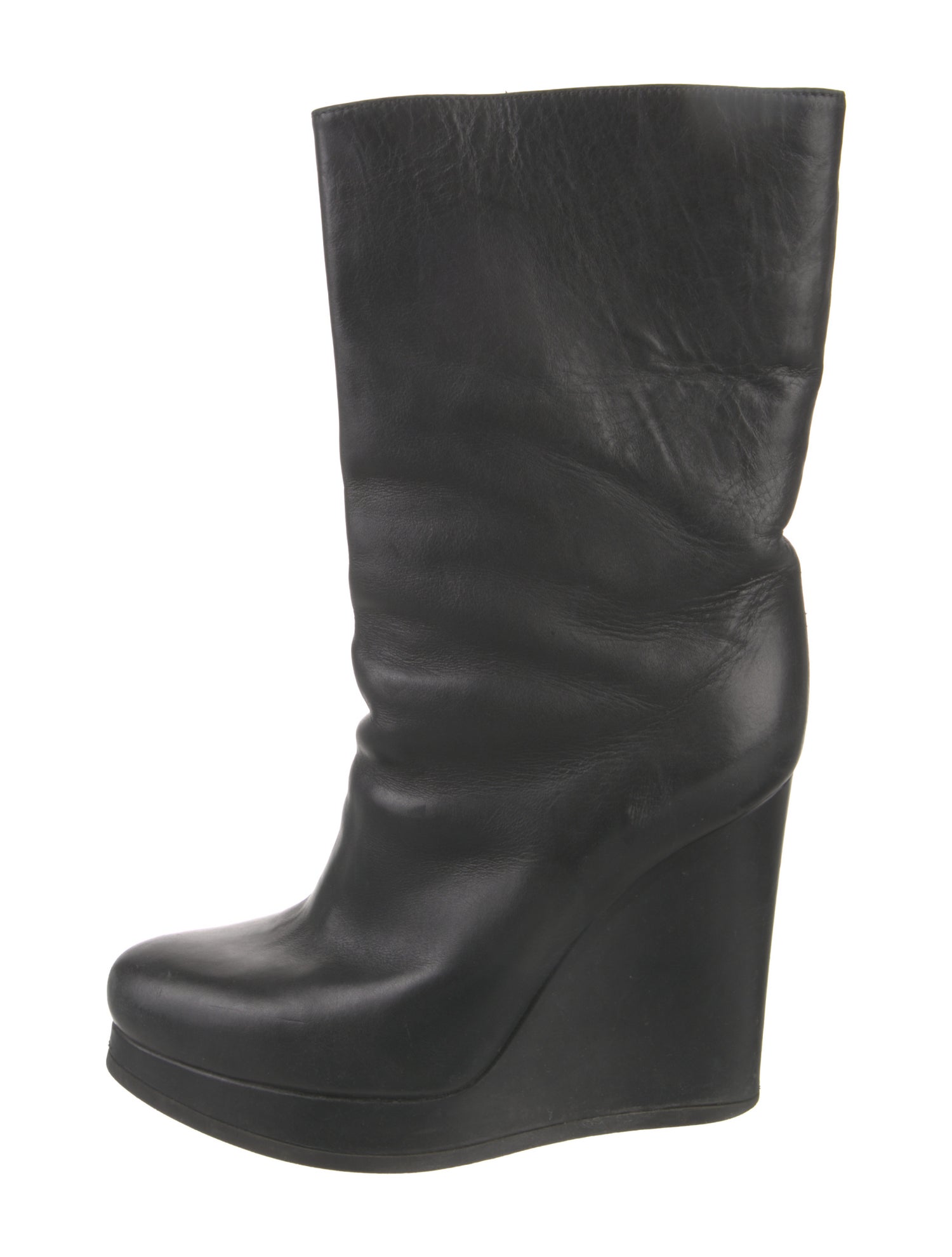 Jil Sander Leather Rain Boots