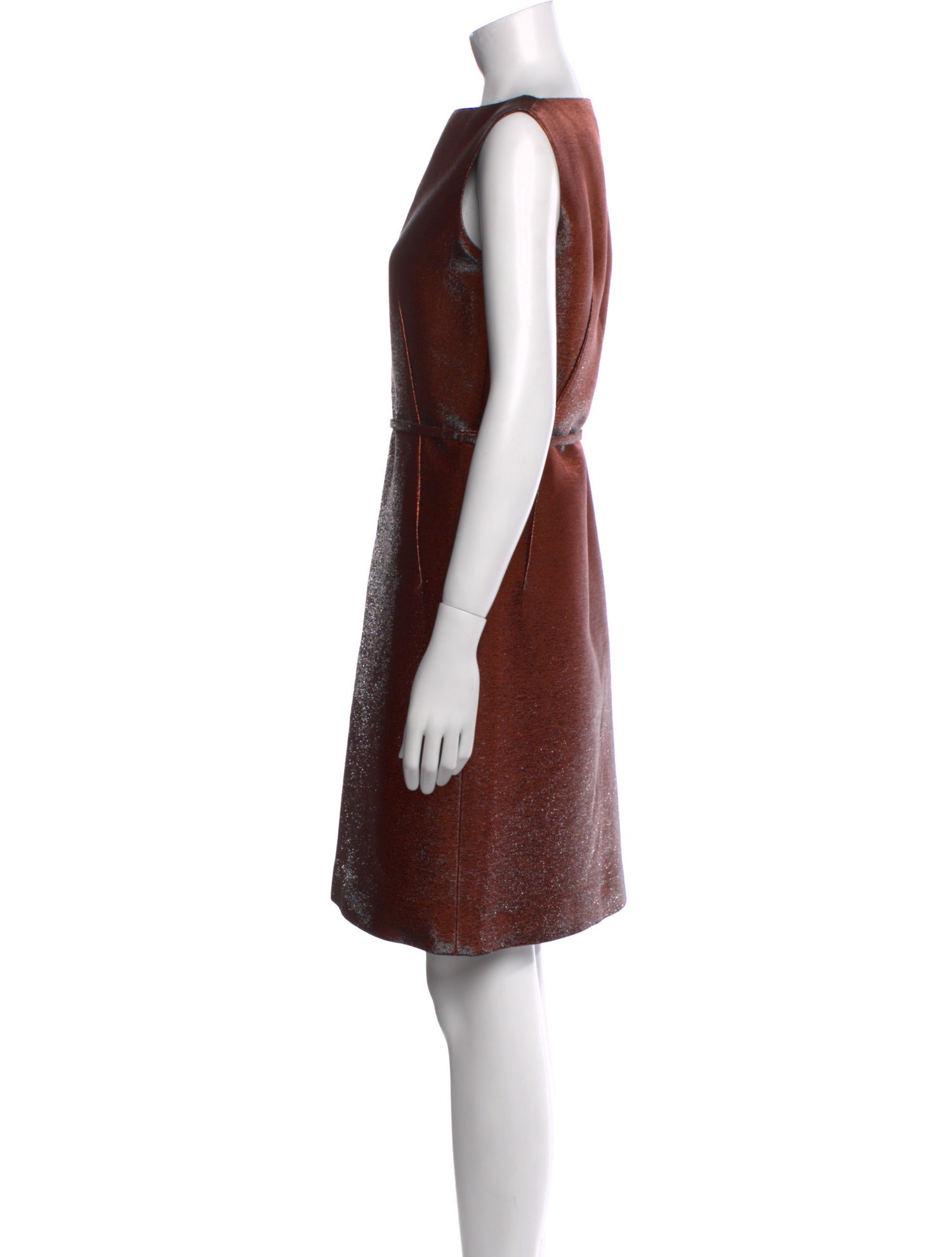 Jil Sander Bateau Neckline Mini Dress