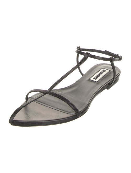 Jil Sander Leather Slingback Flats