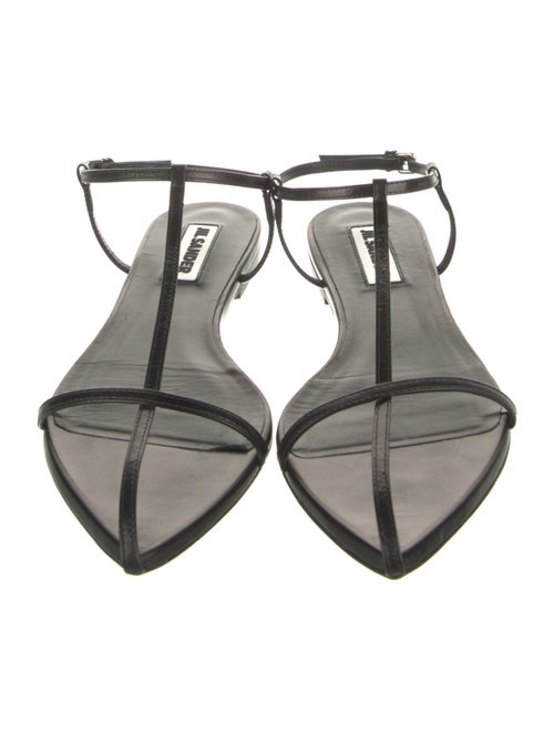 Jil Sander Leather Slingback Flats