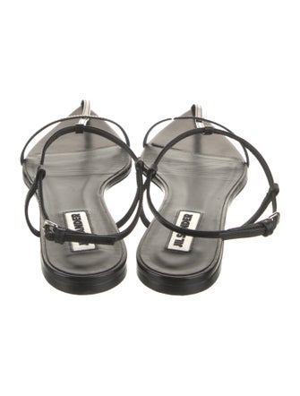 Jil Sander Leather Slingback Flats