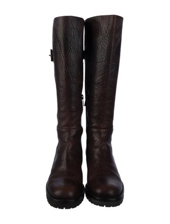 Jil Sander Leather Riding Boots