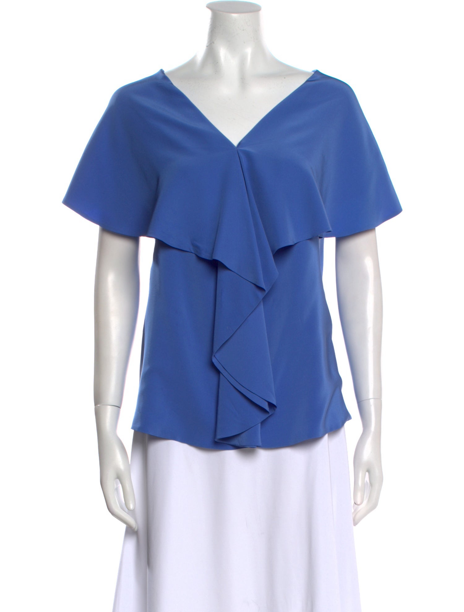 Jil Sander Silk V-Neck Blouse