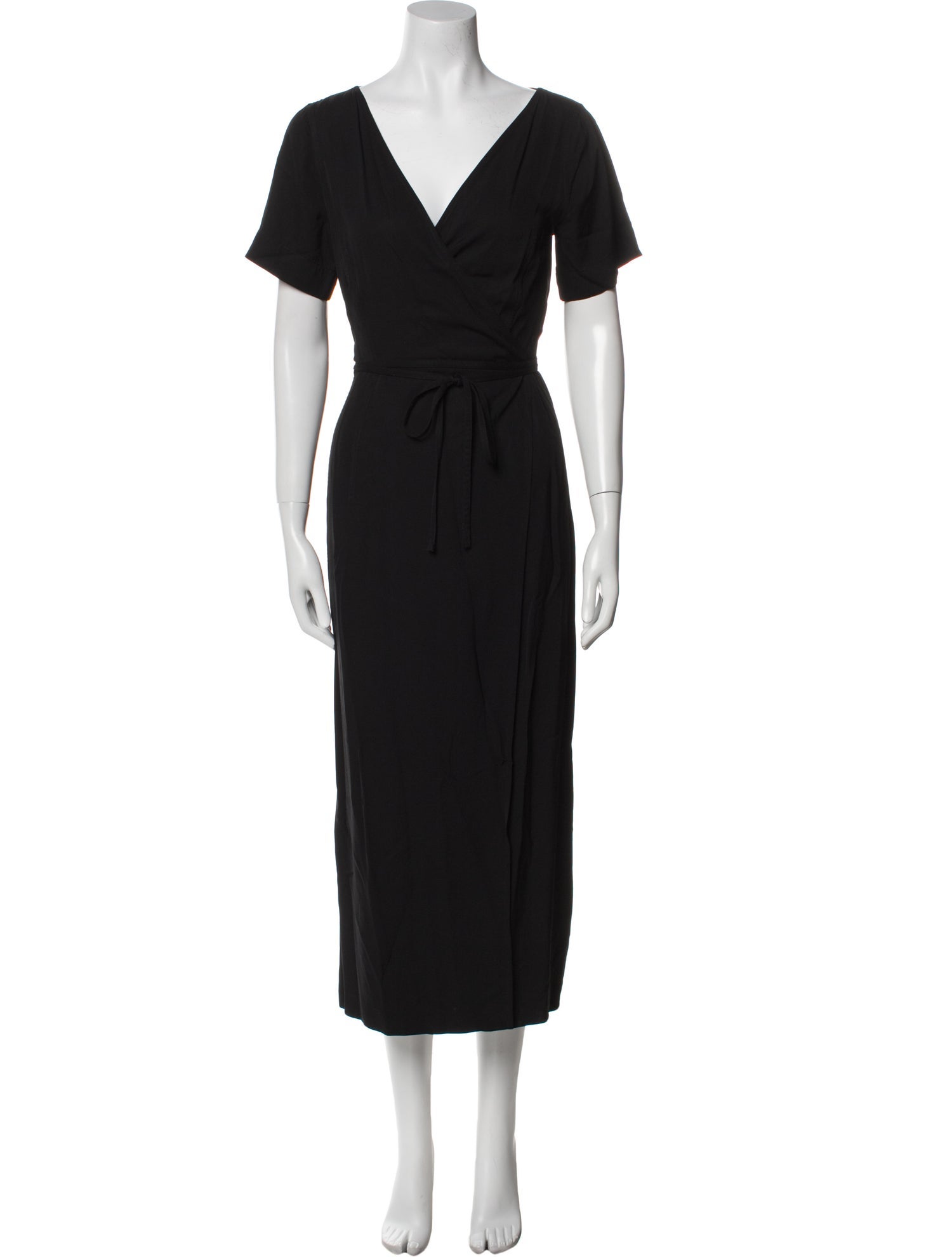 Jil Sander V-Neck Long Dress