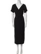 Jil Sander V-Neck Long Dress