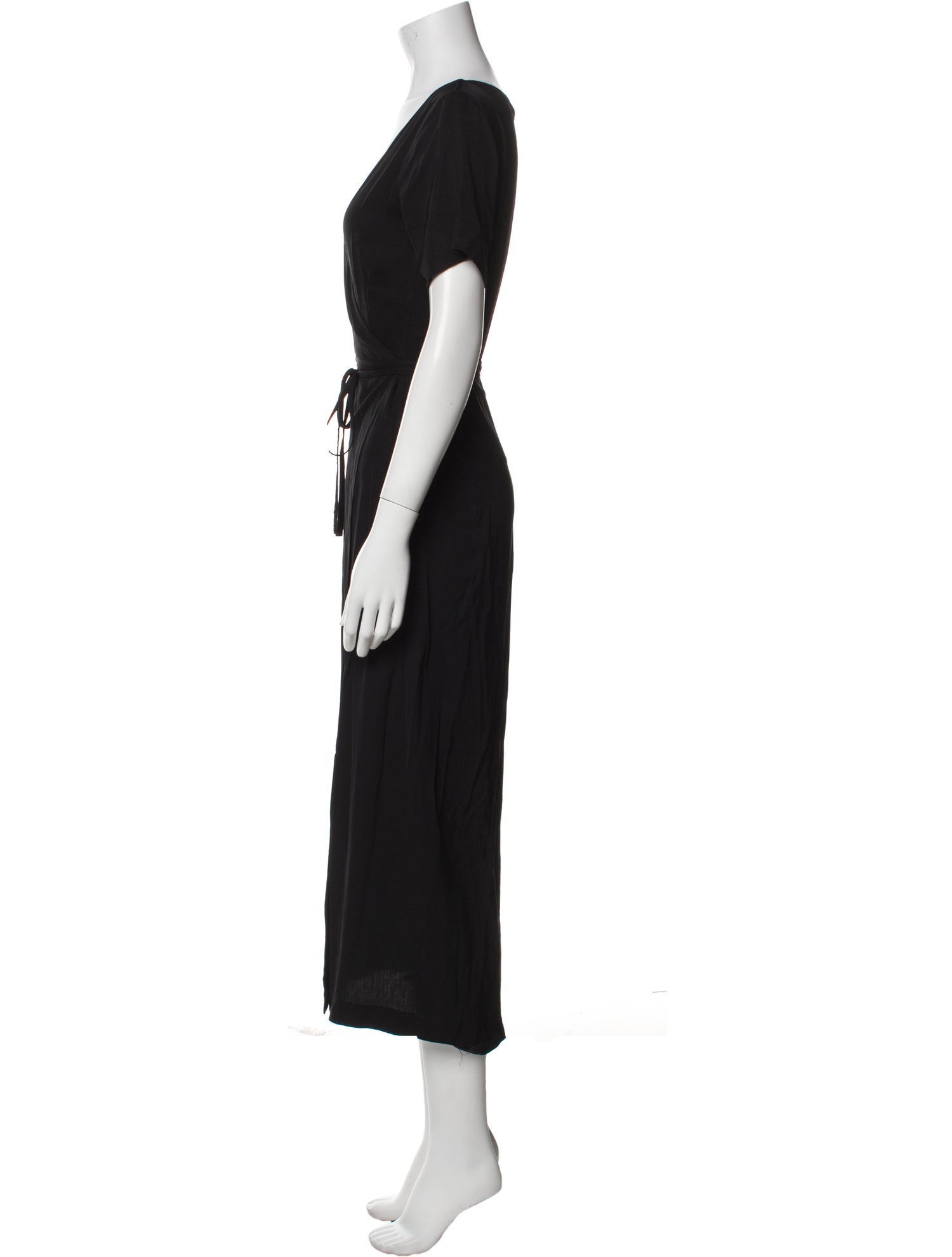 Jil Sander V-Neck Long Dress