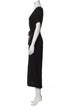 Jil Sander V-Neck Long Dress
