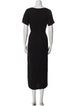 Jil Sander V-Neck Long Dress