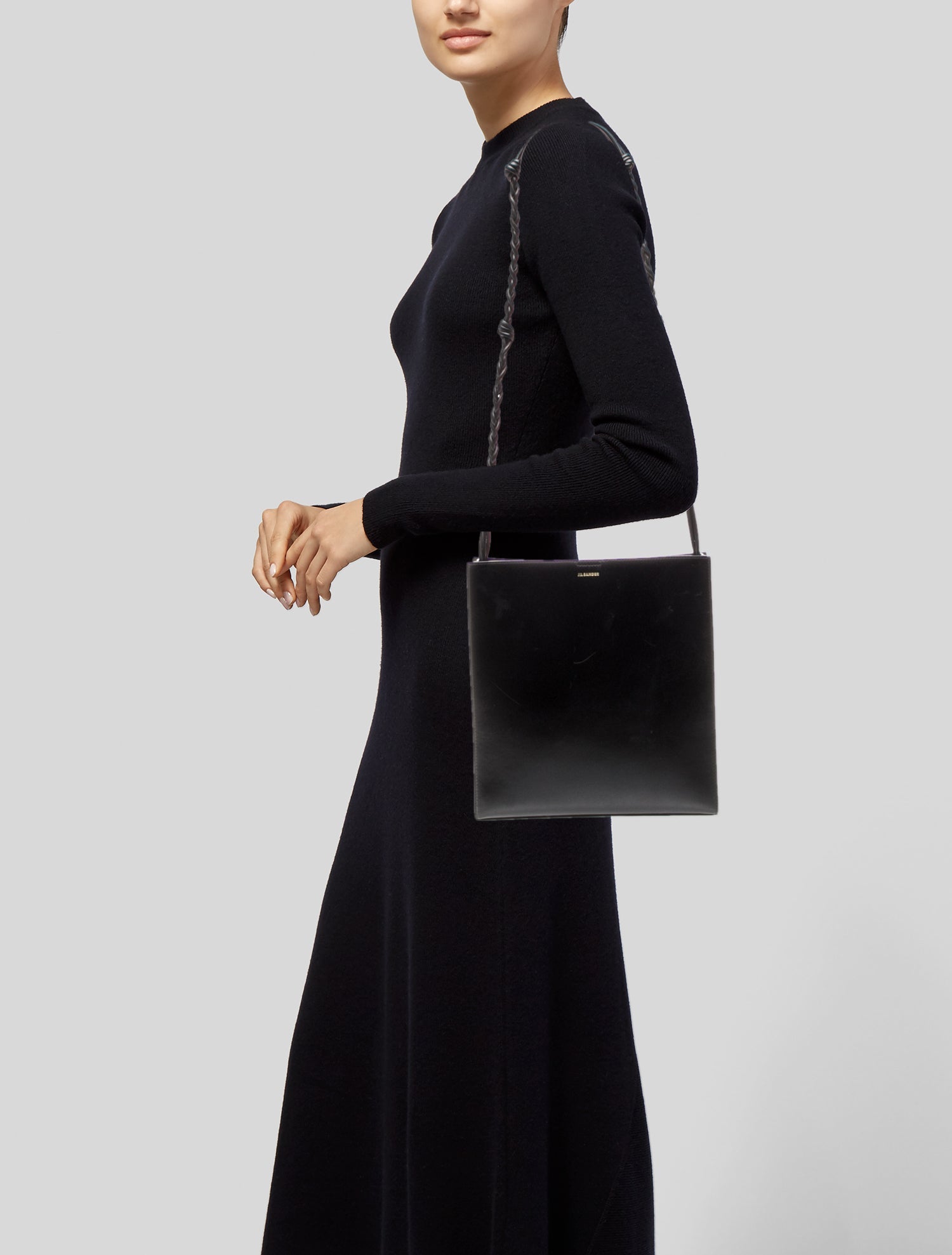 Jil Sander Leather Shoulder Bag