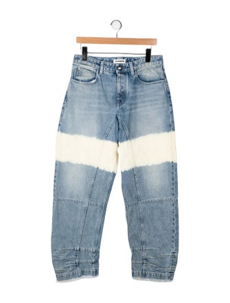 Jil Sander High-Rise Straight Leg Jeans