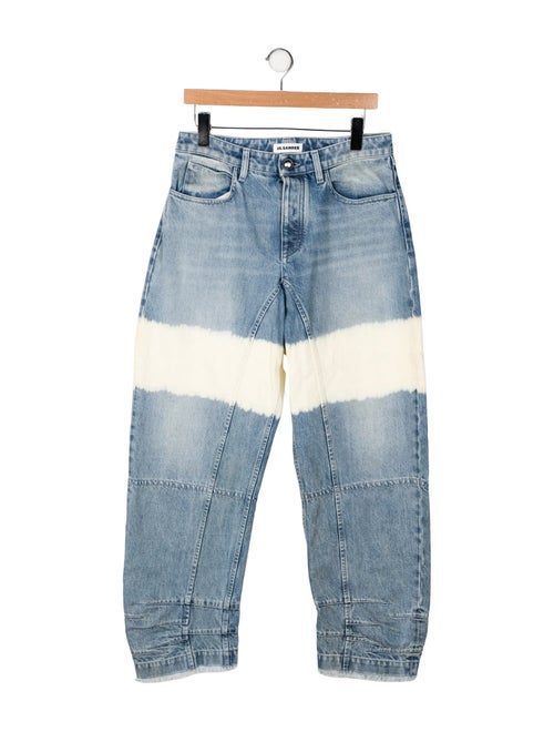 Jil Sander High-Rise Straight Leg Jeans