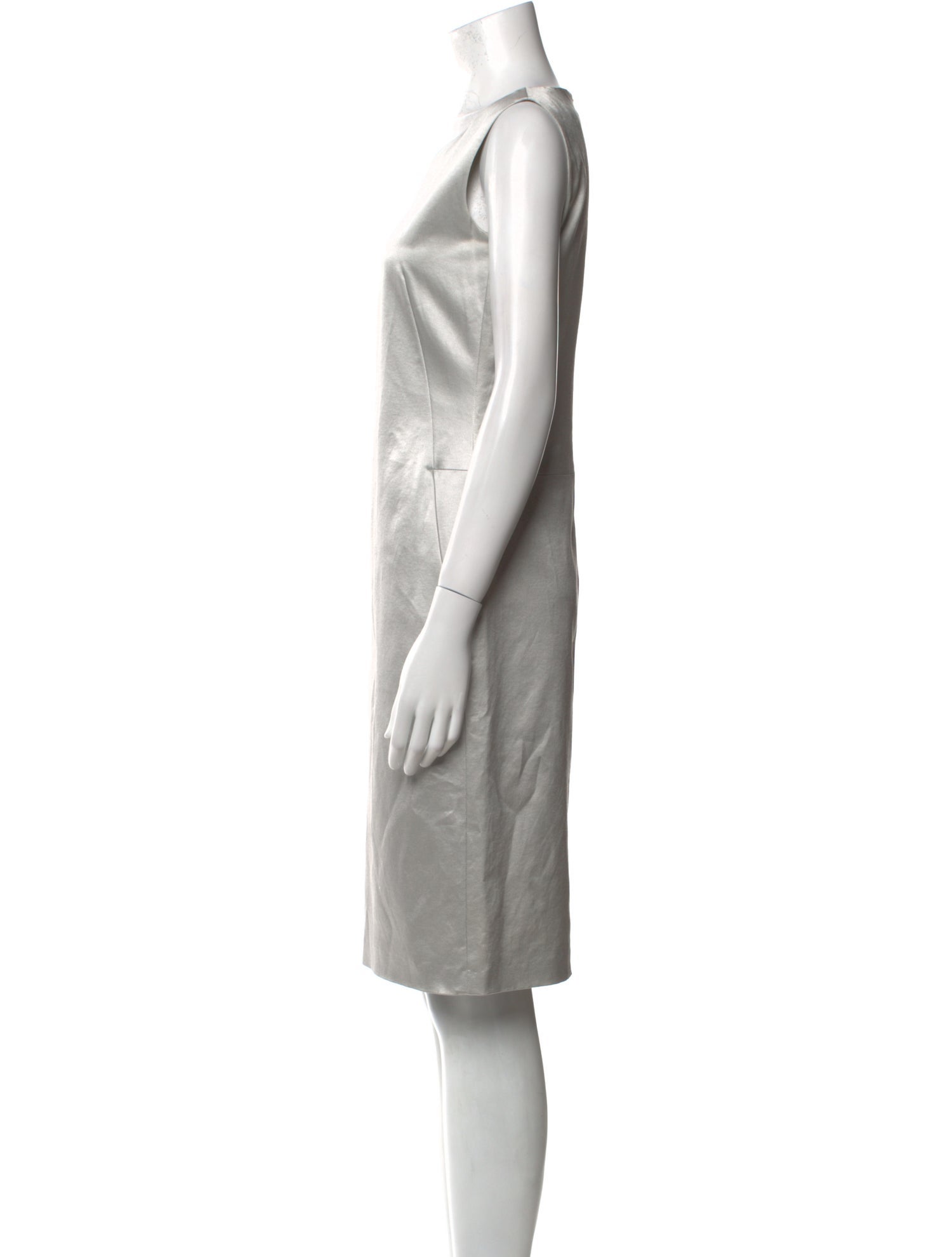 Jil Sander Scoop Neck Knee-Length Dress
