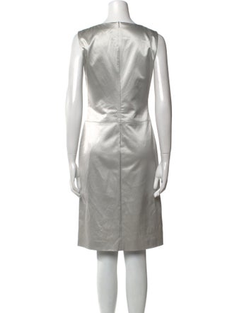 Jil Sander Scoop Neck Knee-Length Dress