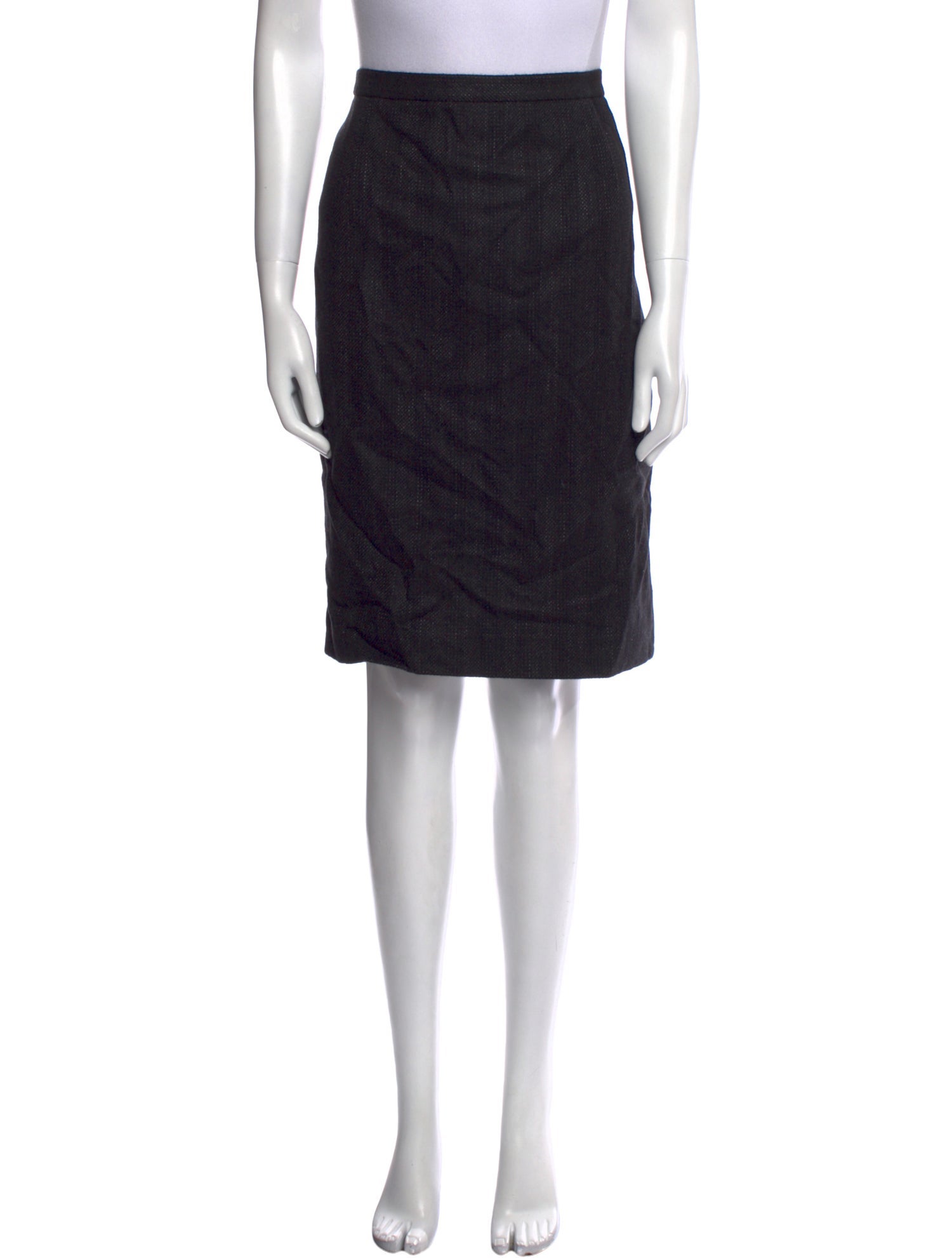 Jil Sander Virgin Wool Knee-Length Skirt