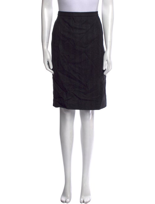 Jil Sander Virgin Wool Knee-Length Skirt