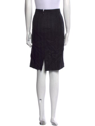 Jil Sander Virgin Wool Knee-Length Skirt