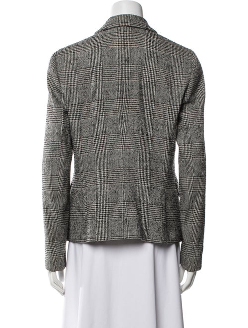 Jil Sander Virgin Wool Houndstooth Print Blazer