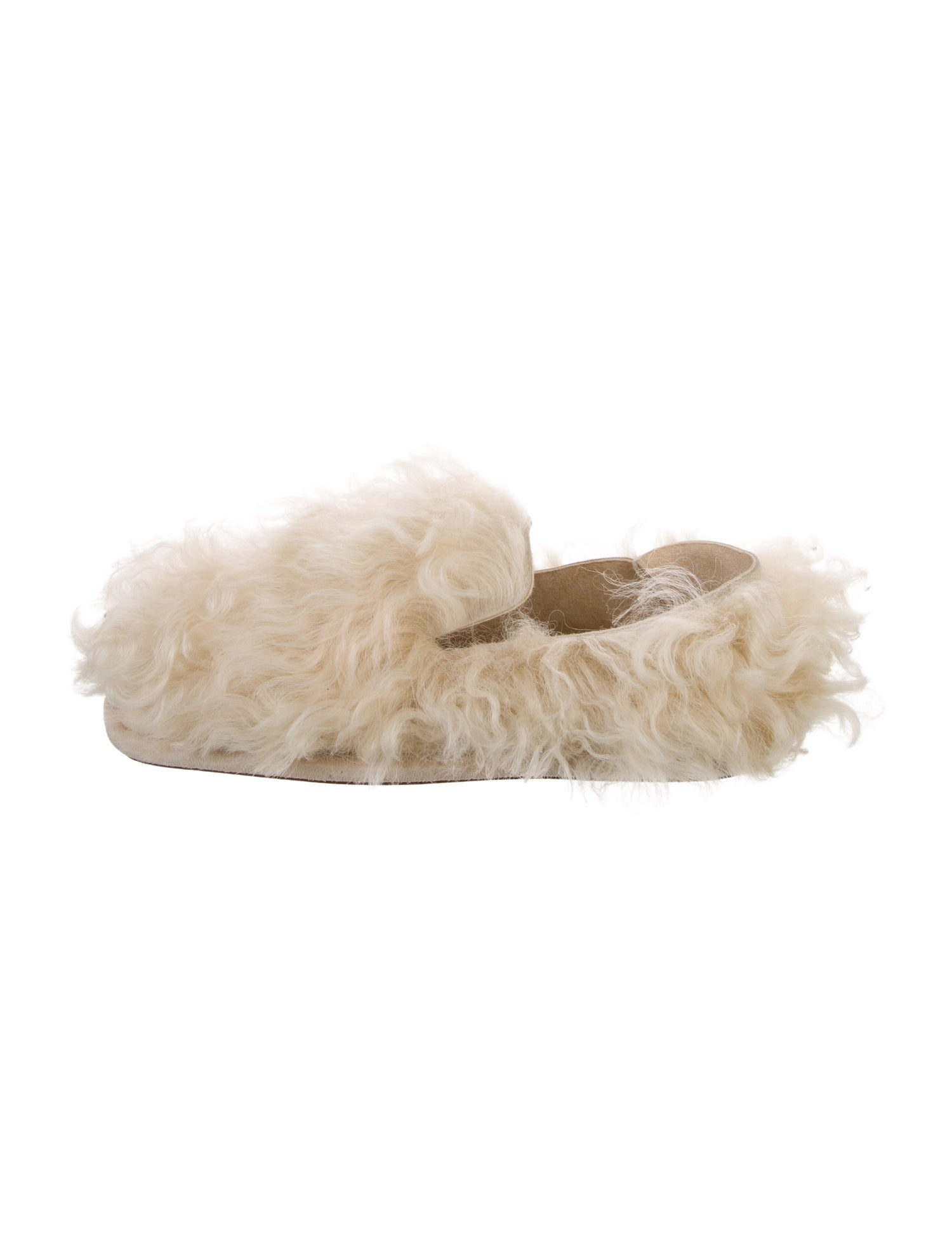 Jil Sander Fur Slippers