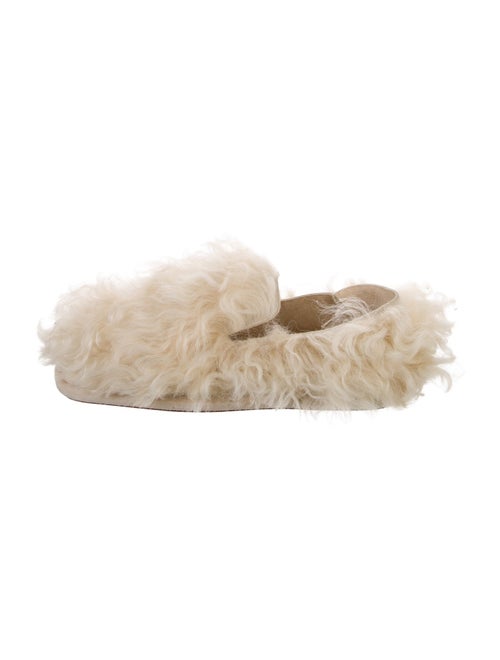 Jil Sander Fur Slippers