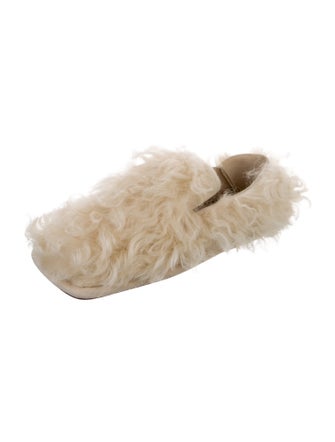 Jil Sander Fur Slippers
