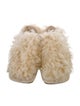 Jil Sander Fur Slippers