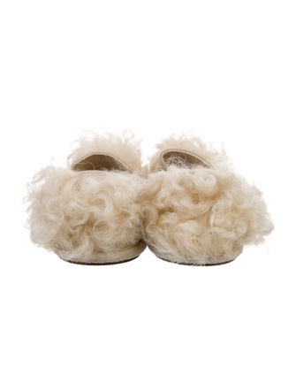 Jil Sander Fur Slippers