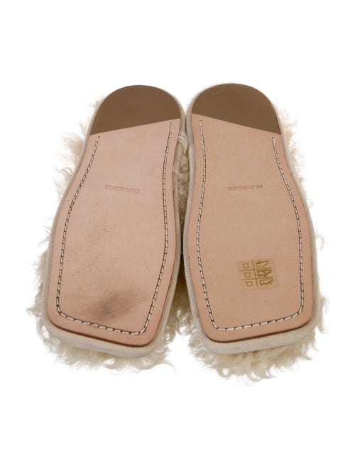 Jil Sander Fur Slippers