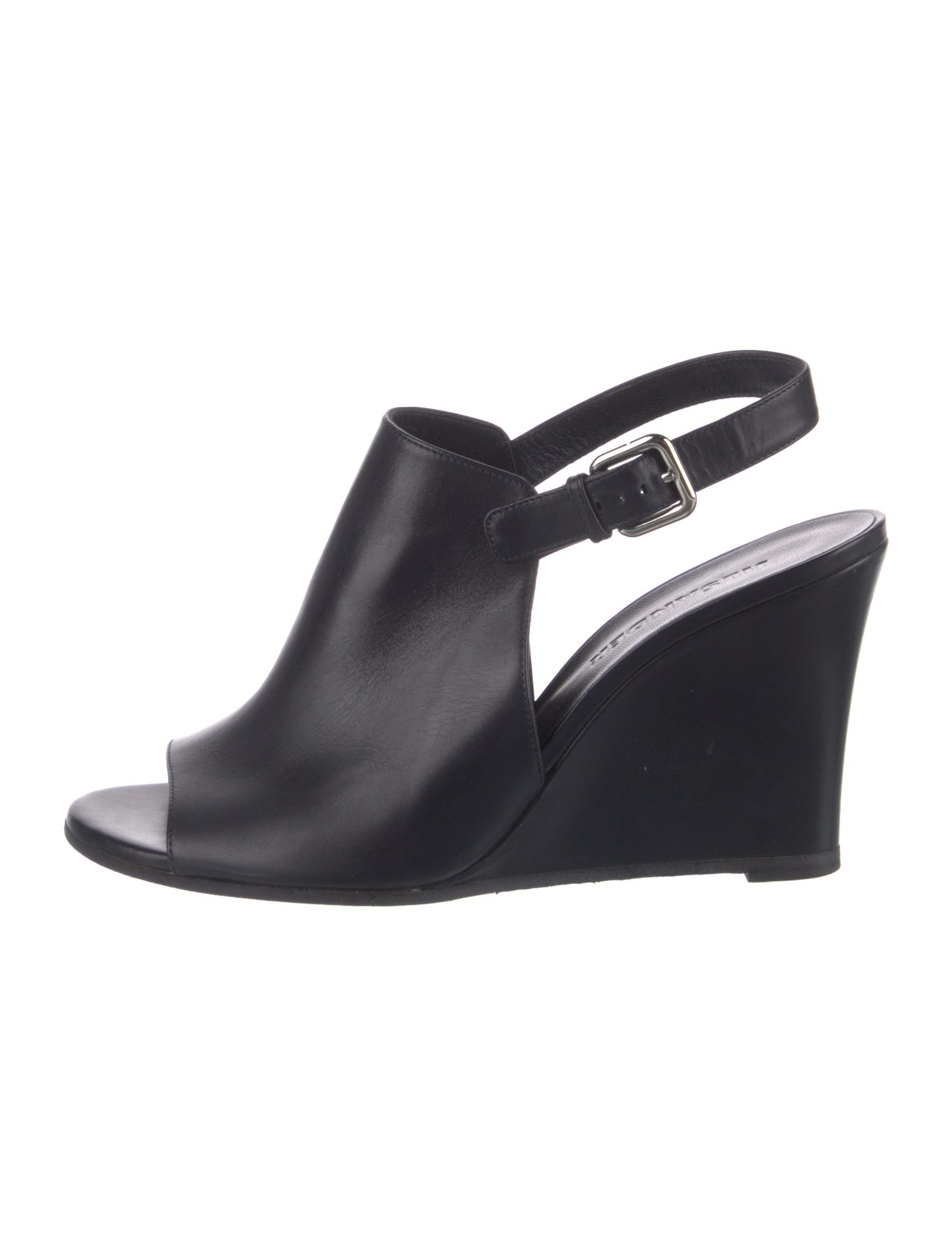 Jil Sander Leather Slingback Sandals