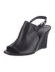 Jil Sander Leather Slingback Sandals