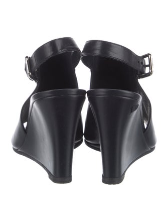 Jil Sander Leather Slingback Sandals