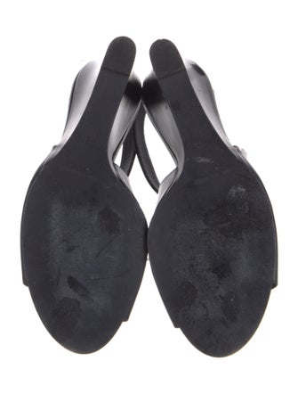 Jil Sander Leather Slingback Sandals