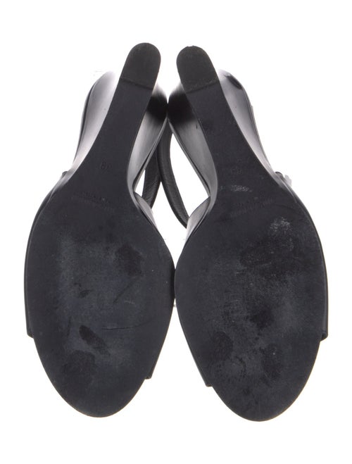 Jil Sander Leather Slingback Sandals