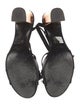 Jil Sander Suede Colorblock Pattern Sandals