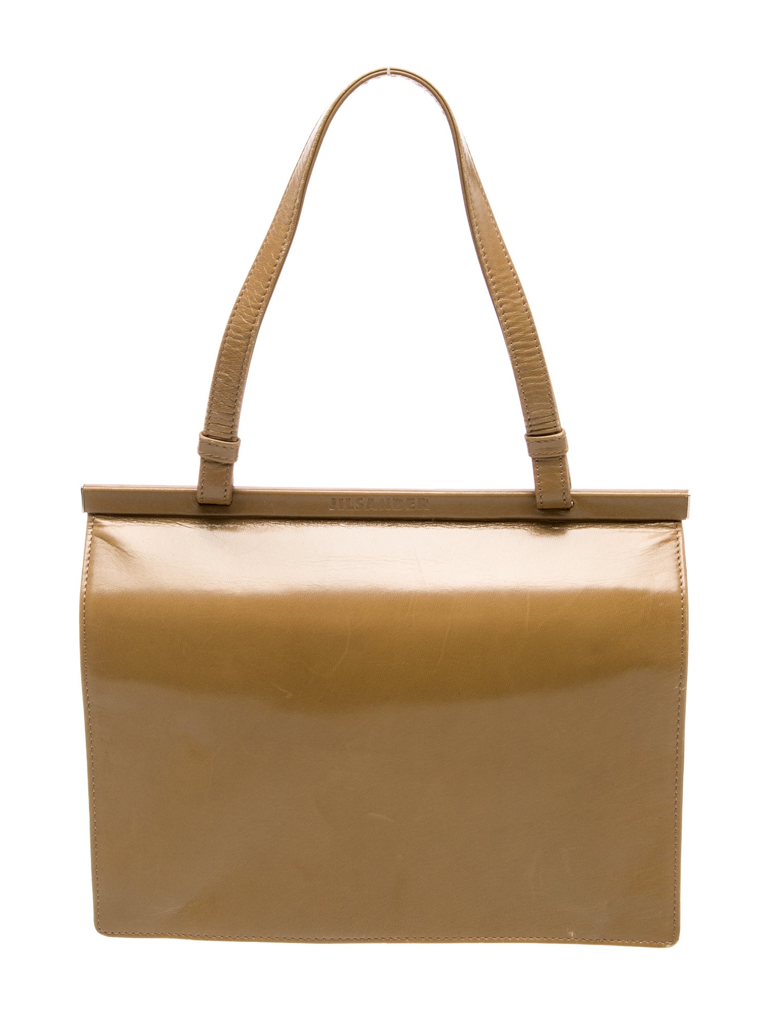 Jil Sander Leather Top Handle Bag