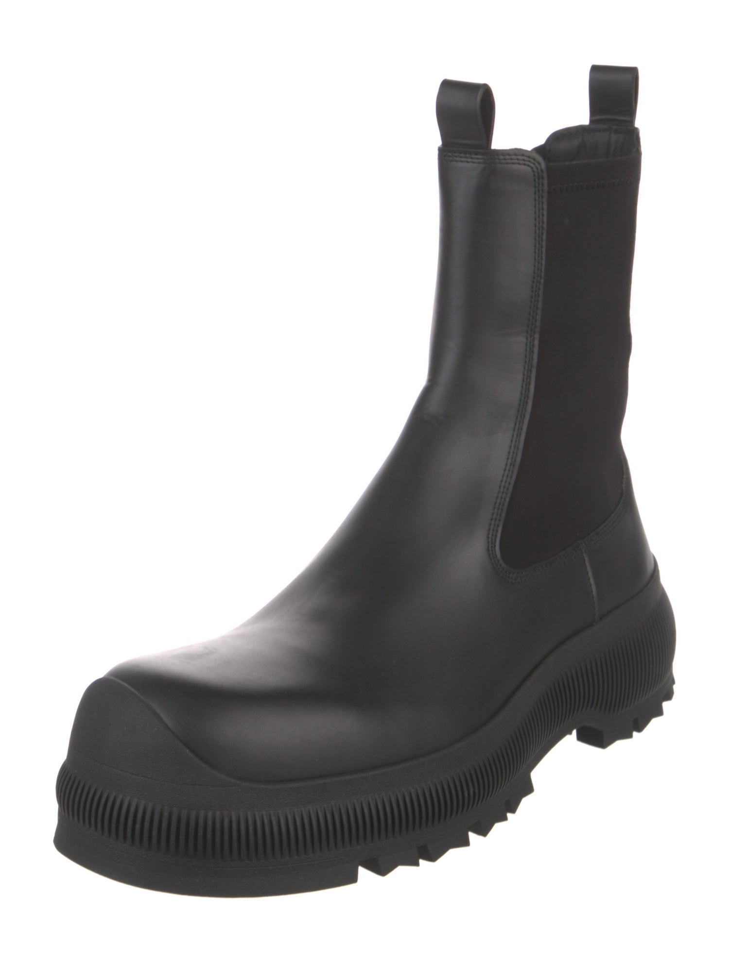 Jil Sander Leather Chelsea Boots