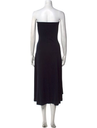 Jil Sander Strapless Knee-Length Dress