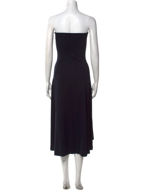 Jil Sander Strapless Knee-Length Dress
